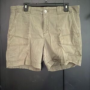 Lee Olive Green Cargo Shorts